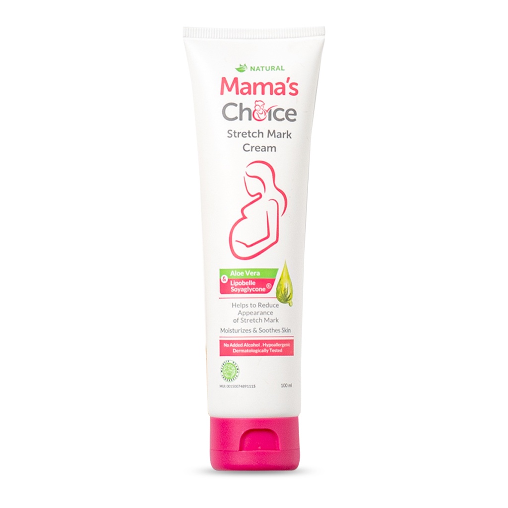 Mama's Choice Stretch Mark Cream (Krim Penghilang Strechmark Aman untuk Ibu Hamil dan Menyusui) Image 2
