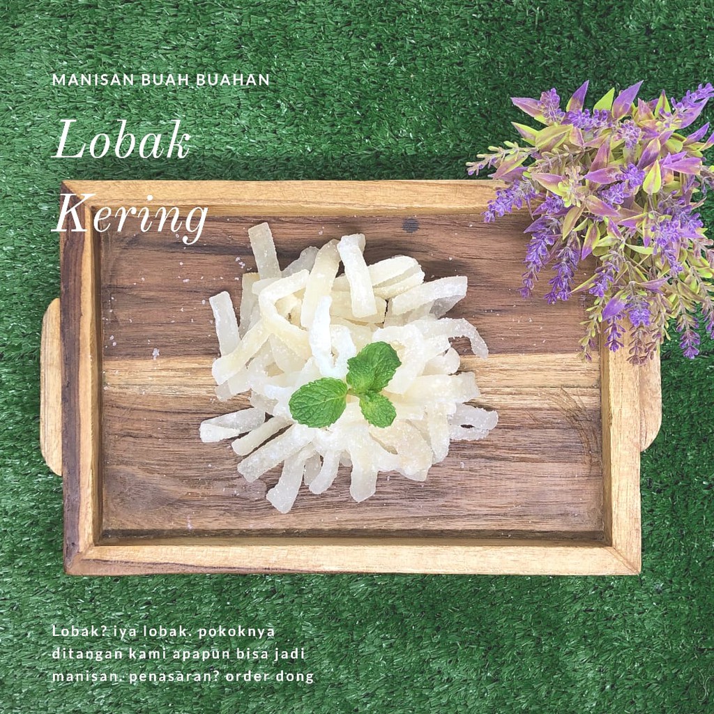 Manisan Lobak | Manisan Buah Lobak Kering 250 Gram