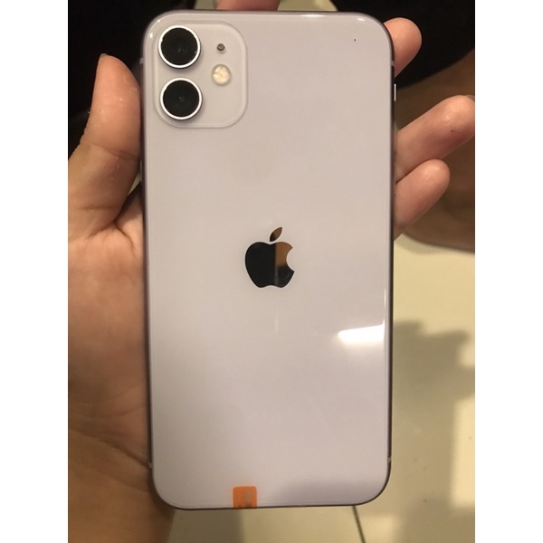 iphone 11 ungu 64gb second fullset baru,mulus