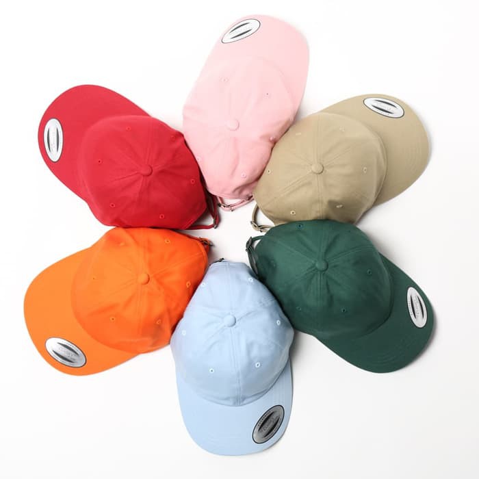 Topi Flexfit  Yupoong 6245CM Low Profile Cotton Twill Dad Hat