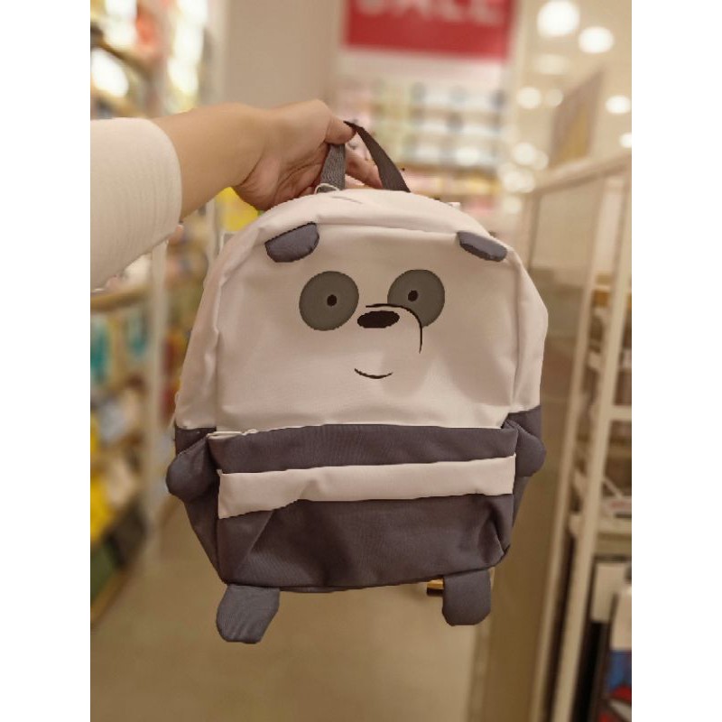 Miniso We bare bears Backpack kids tas ransel anak lucu tas ransel korea