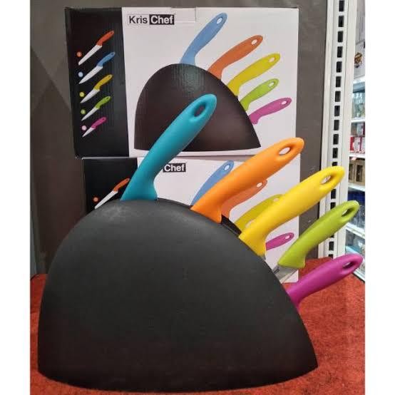 Knife Block Set by KrisChef - Pisau Dapur Set