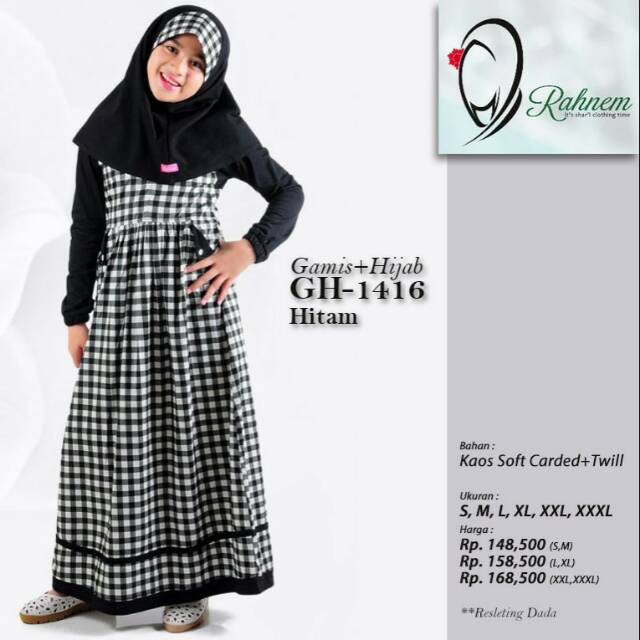 Gamis anak Rahnem gh 1416