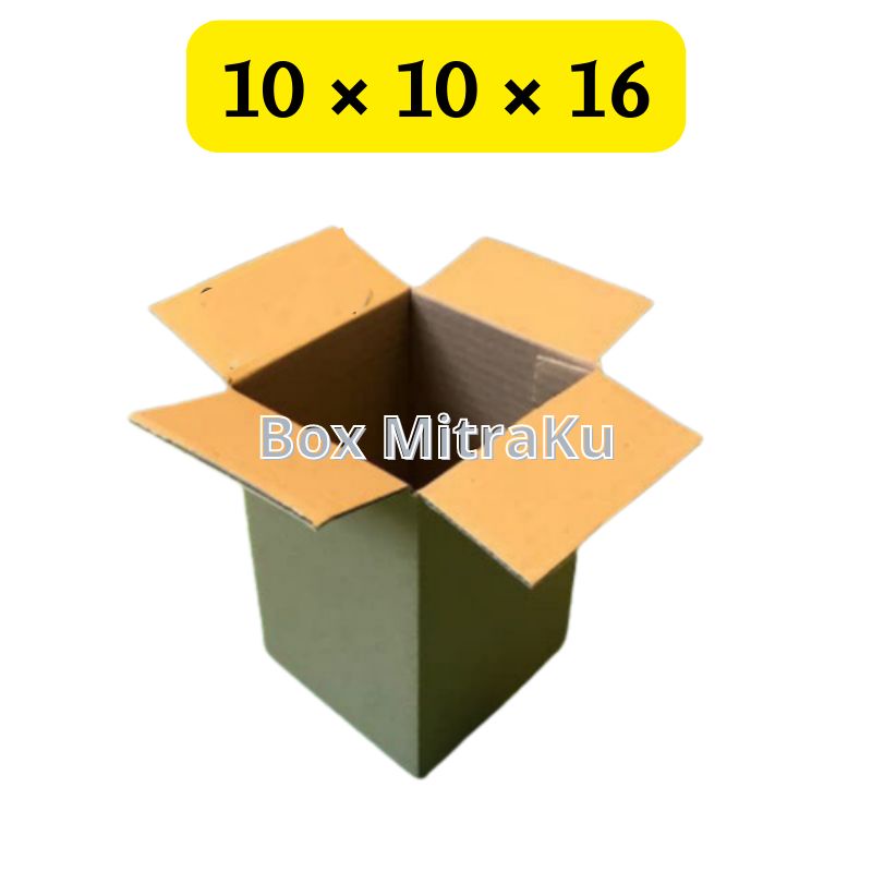 

Kardus Package Uk 10×10×16 Box Packing Polos