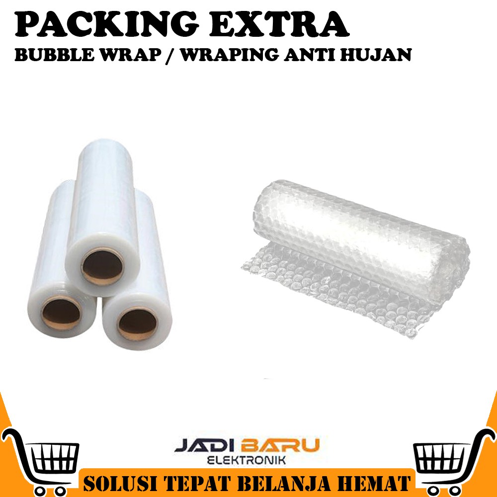 

(READY COD) PACKING BUBBLE WRAP REGULER/CARGO - PACKING WRAPING ANTI HUJAN GOJEK GRAB