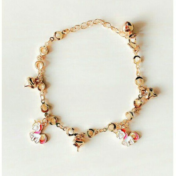 Gelang Anak Poni Pink Gold Xuping