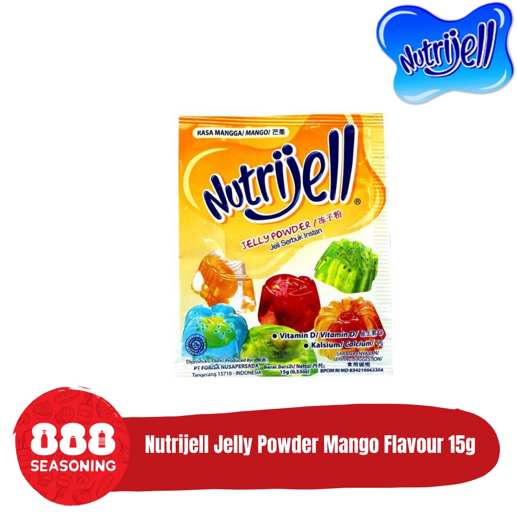 

NUTRIJELL REGULER MANGGA/ MANGO FLAVOUR JELLY POWDER 15g