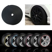 TERMURAH! VARIASI LIS VELG PELINDUNG VELG BAN WHEEL PROTECTOR RIM 8 METER ABU PUTIH BIRU HITAM KUNING MERAH