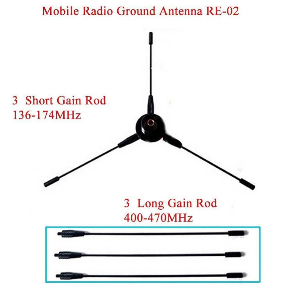 Bayar Ditempat Pofung Nagoya Antenna UHF-F 10-1300MHz Ground Radical - RE-02