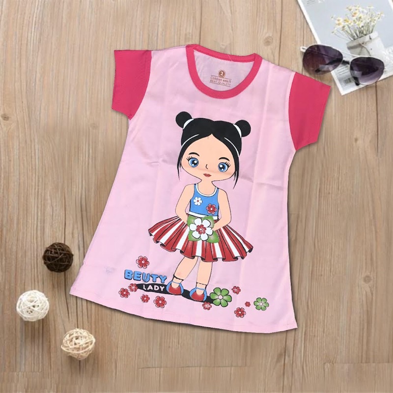 RAMORA Terusan Dress/ Daster Anak Perempuan umur 2-6thn