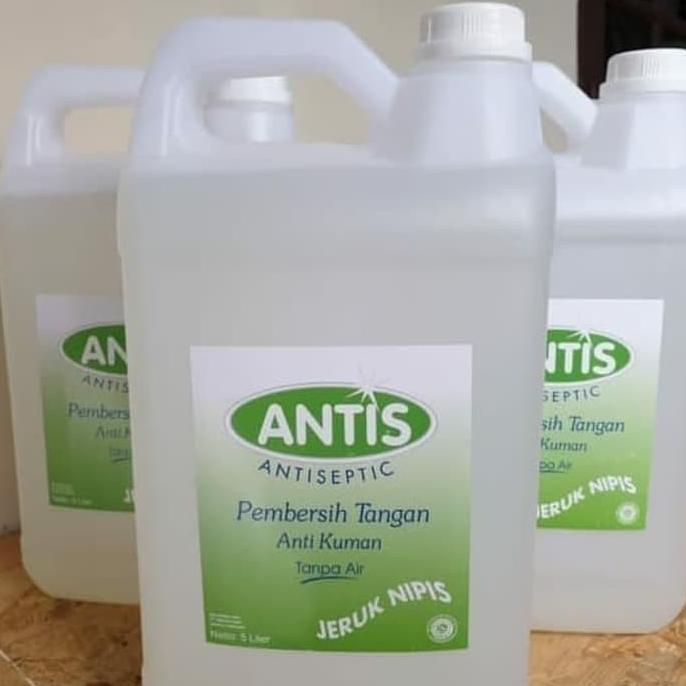 ANTIS 5 LITER ANTIS GEL 5 LITER ANTIS JERIGEN 5 LITER HAND SANITIZER FD56465SE