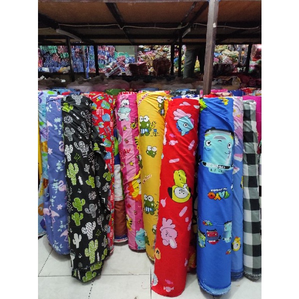 GROSIR BAHAN KAIN SPREI METERAN MURAH COMBED KATUN/KAIN SEPRAI METERAN