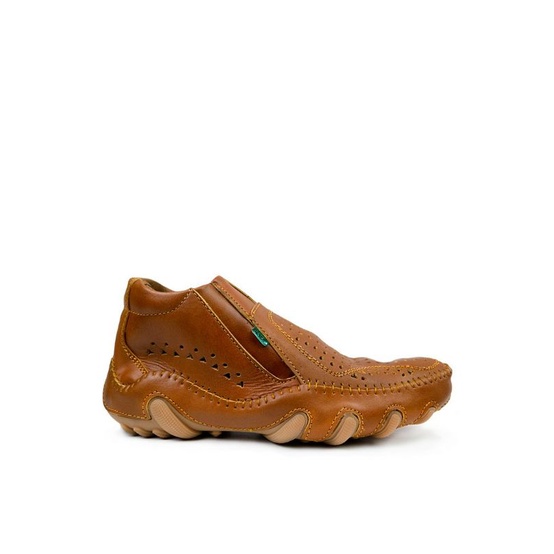 SALAMANCA - BLACK MASTER | Sepatu Boots Kulit Asli Mid Boots Pria Non Tali Kasual Formal