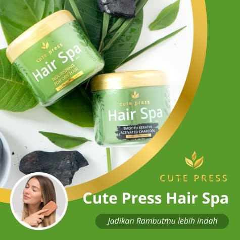 ✨ AKU MURAH ✨ Cute Press Hair Spa Smooth Series 250gr