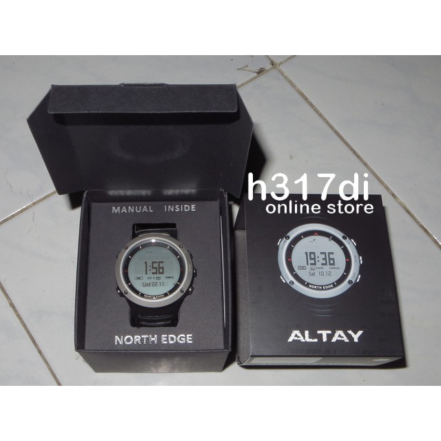 NorthEdge North Edge Altay Alti Baro Compass Silver Grey