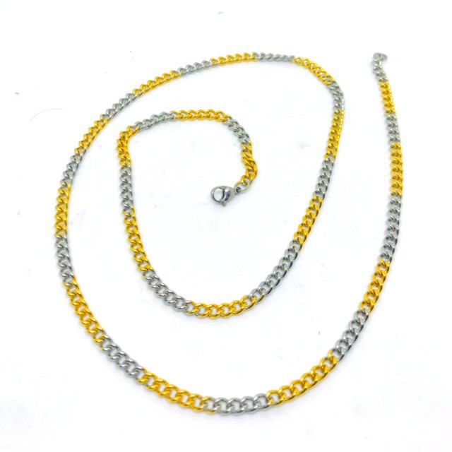 Hot Sale! Kalung titanium rante panjang 75cm titanium kalung perhiasan fasion