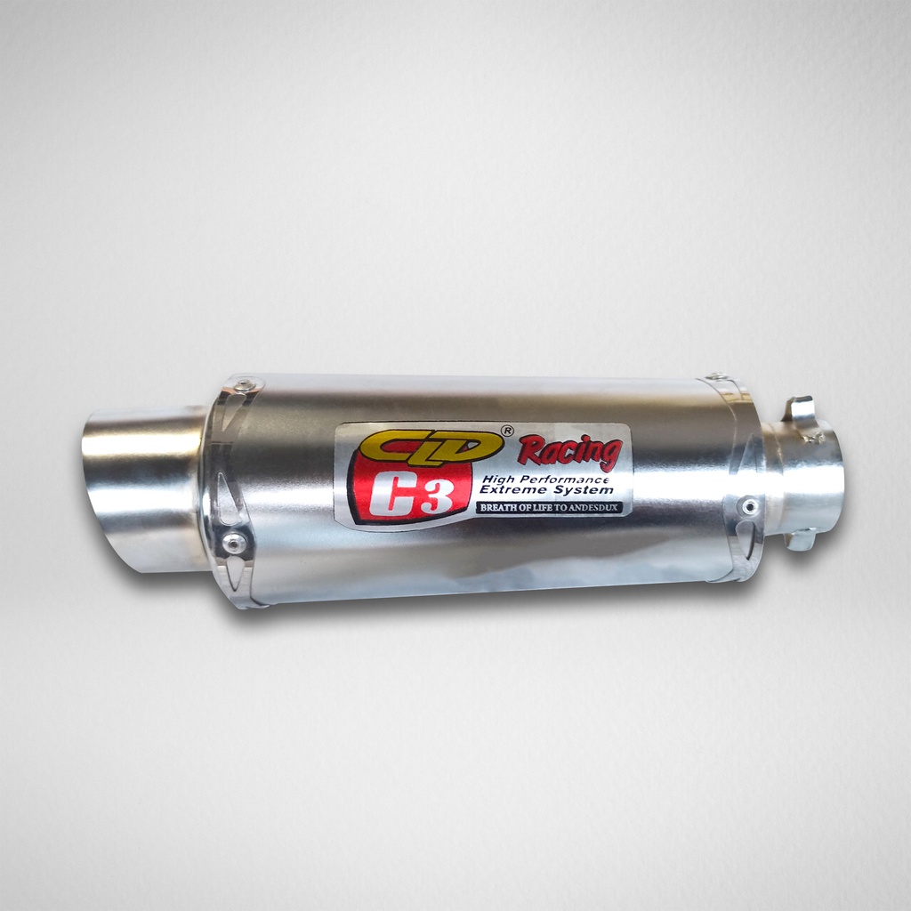 CLD Tabung Silincer Knalpot Racing Inlet 38 mm Untuk Motor Metik dan Bebek