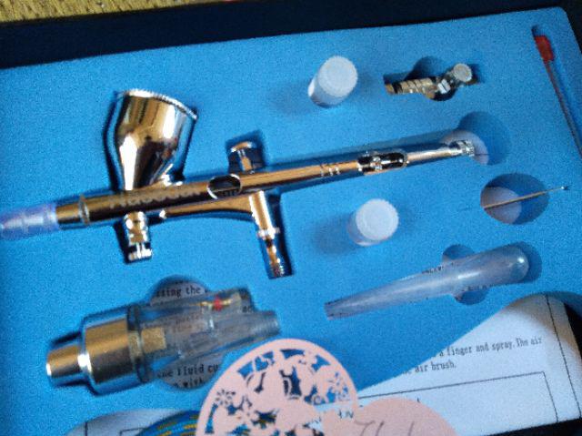 Nasedal Airbrush Spray Gun Double Action 9cc Diy Craft Cake Paint Art Spray Gun Nail Art