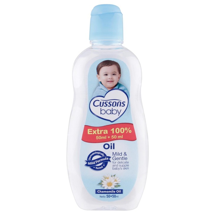 CUSSONS BABY OIL 100ML MILD AND GENTLE / BABY OIL