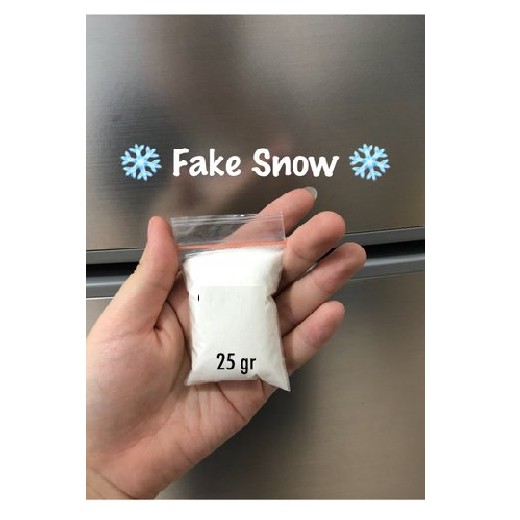 Bubuk SALJU BUATAN  Instant SNOW Powder instan fake snow Mainan sensory