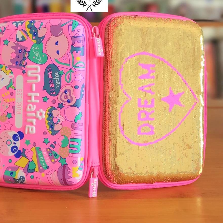 

Kotak Pensil MODEL Smiggle Berubah Warna / Tempat pensil smiggle lookalike Hardcase Dream SEQUIN !