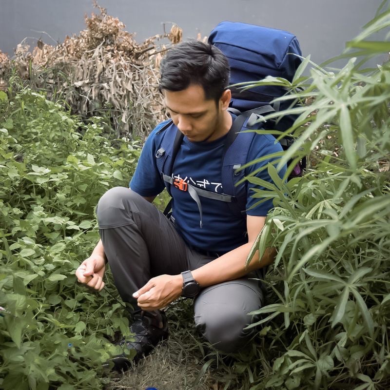 Tas Ransel Carrier Gunung Hiking Outdoor 50 Liter Irco Gatotkaca Biru Navy