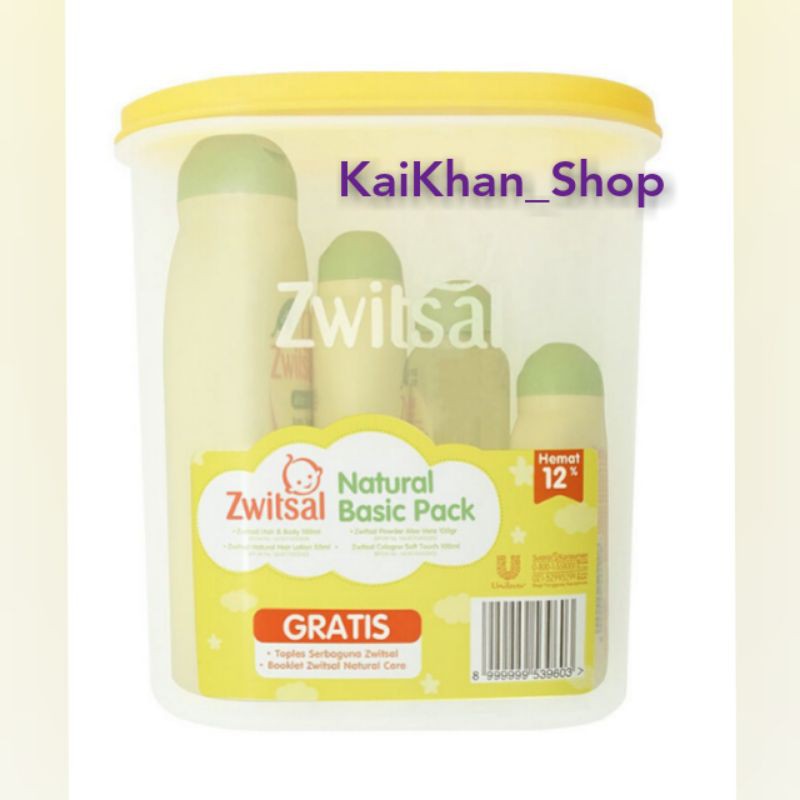 Zwitsal Natural Basic Pack Perawatan Kulit Bayi (TOPLES)