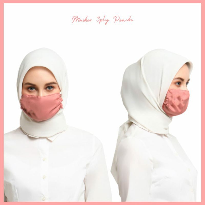 MASKER KAIN KATUN POLOS 3PLY HARGA MURAH GRATIS ONGKIR STORE