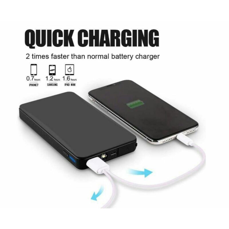 optimus power bank senter jump starter 12000 mah start mobil car charger darurat emergency aki boost