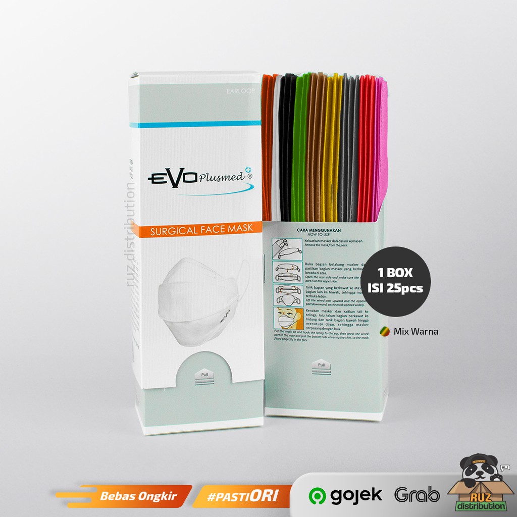 Masker evo plusmed mix 8 - 9 warna