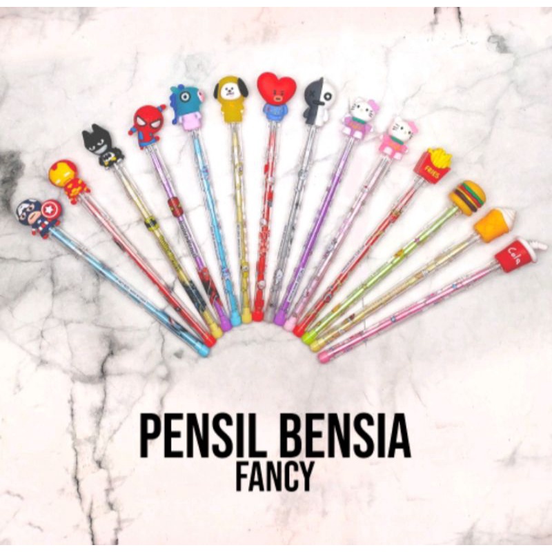 

01pc Pensil Bensia Fancy Karakter / Pensil sambung susun