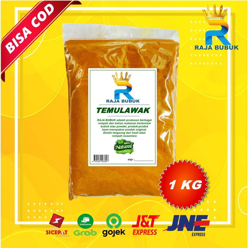 

TEMULAWAK BUBUK KUALITAS PREMIUM RAJA BUBUK ISI 1 KG