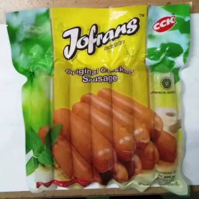 

Jofrans Sosis Ayam Ori isi 7s (jumbo)