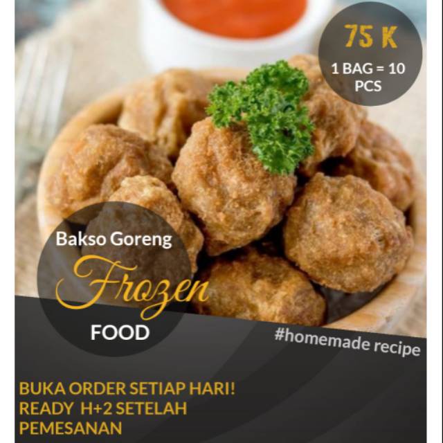 

Bakso Goreng Ayam Udang (isi 10 pcs)