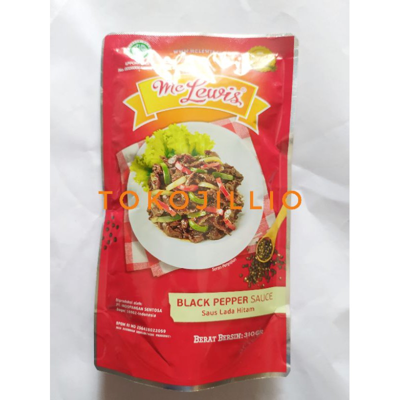 

Mc Lewis Black Pepper Saus Lada Hitam