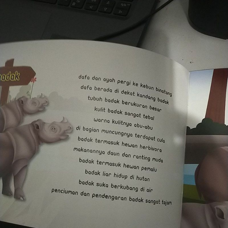 ORI buku TK paud aku tahu hewan liar penerbit mediantara
