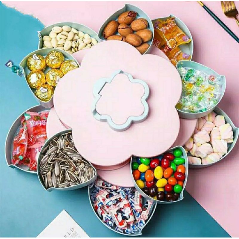 Toples bunga putar  2 susun