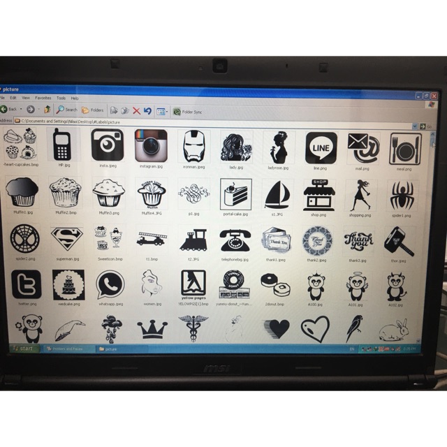 

List icon label nama part 1