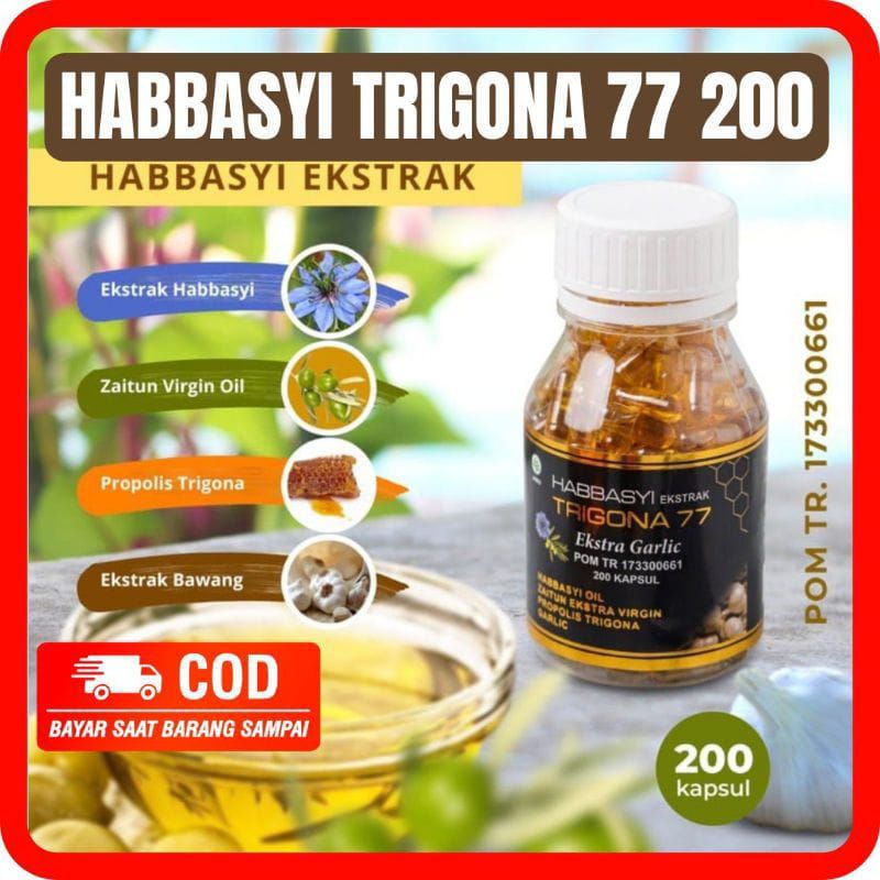 Jual HABBASY TRIGONA 77 Isi 200 Kapsul - HABASYI TRIGONA77 200 Kapsul ...