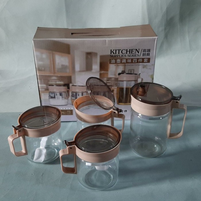 kitchen set, Tempat Saringan , Minyak isi 3 pcs