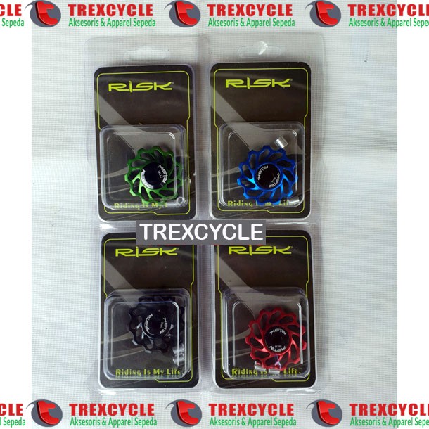 Pulley RD Ceramic Risk CNC 11T - Pulley RD Bearing Ceramic