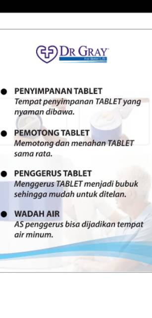 Pill crusher / cutter / alat pemotong / penggerus / penghancur obat tablet pil