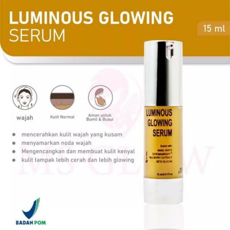 Ms glow Luminous serum free gift