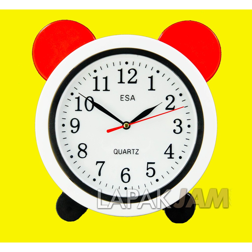 JAM DINDING UNIK MURAH MINIMALIS HIASAN DINDING 24x22,5 CM 183