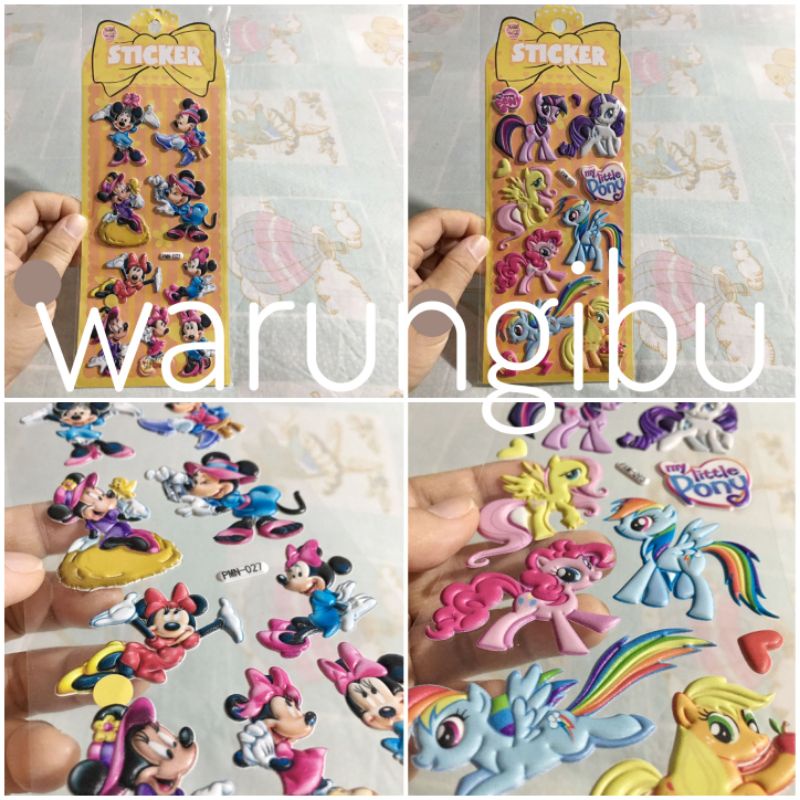 

Sticker Hiasan Gambar Tempel Timbul Stiker Mainan Anak