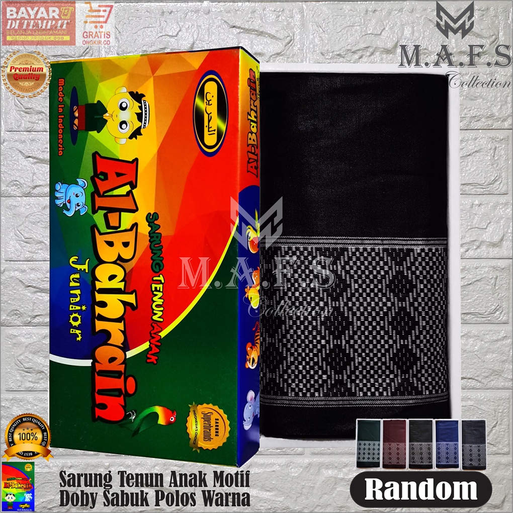 SARUNG ANAK SARUNG TENUN POLOS MOTIF SABUK NAGA ANAK &amp; DEWASA