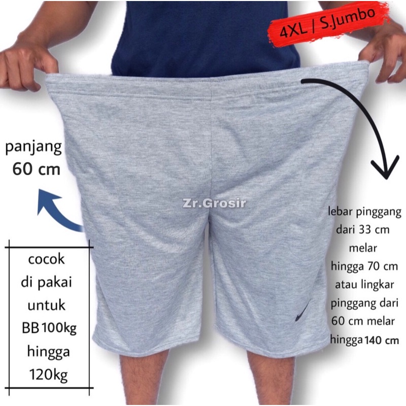 CELANA PENDEK PRIA JUMBO / CELANA KOLOR PRIA / CELANA BIG JUMBO Babyterry