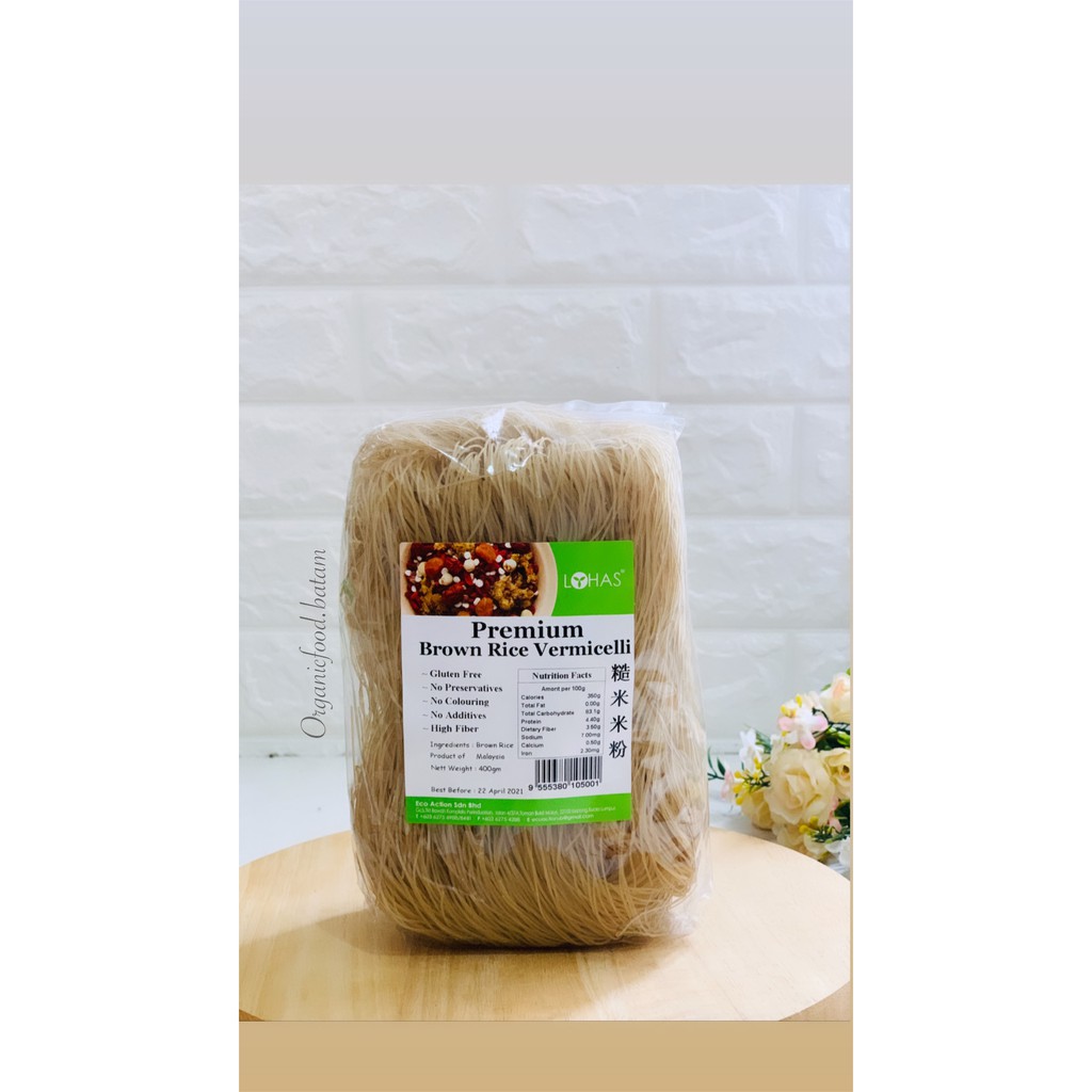 

Earth living Natural Fragrant Brown Rice Vermicelli 400g