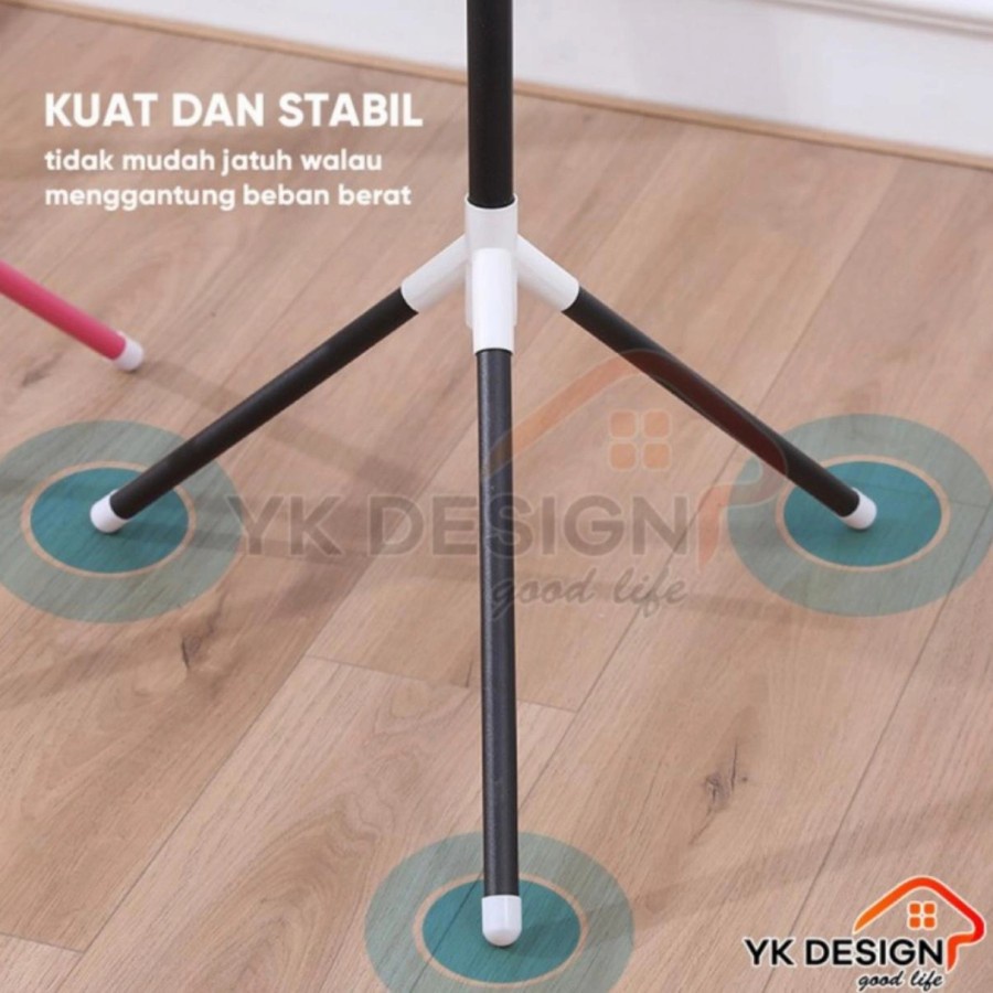 EM Stand Hanger Gantungan Topi Gantungan Jaket