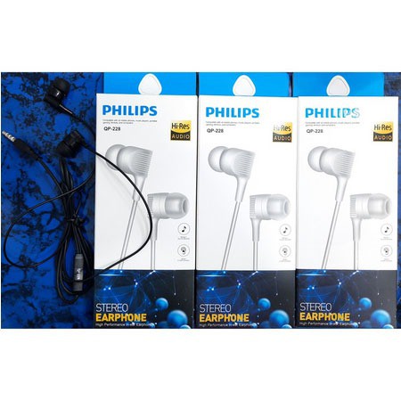 Headset Philips Qp-228 Stereo Earphone Hi-Res Audio High Performance In-Ear Earphone